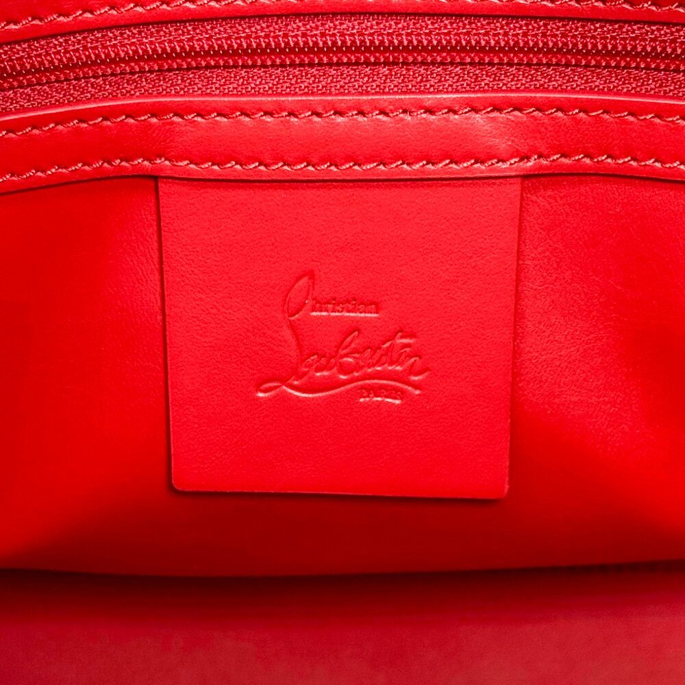 Christian Louboutin Medium Paloma Studs Leather Satchel Bag - Picture 7 of 9